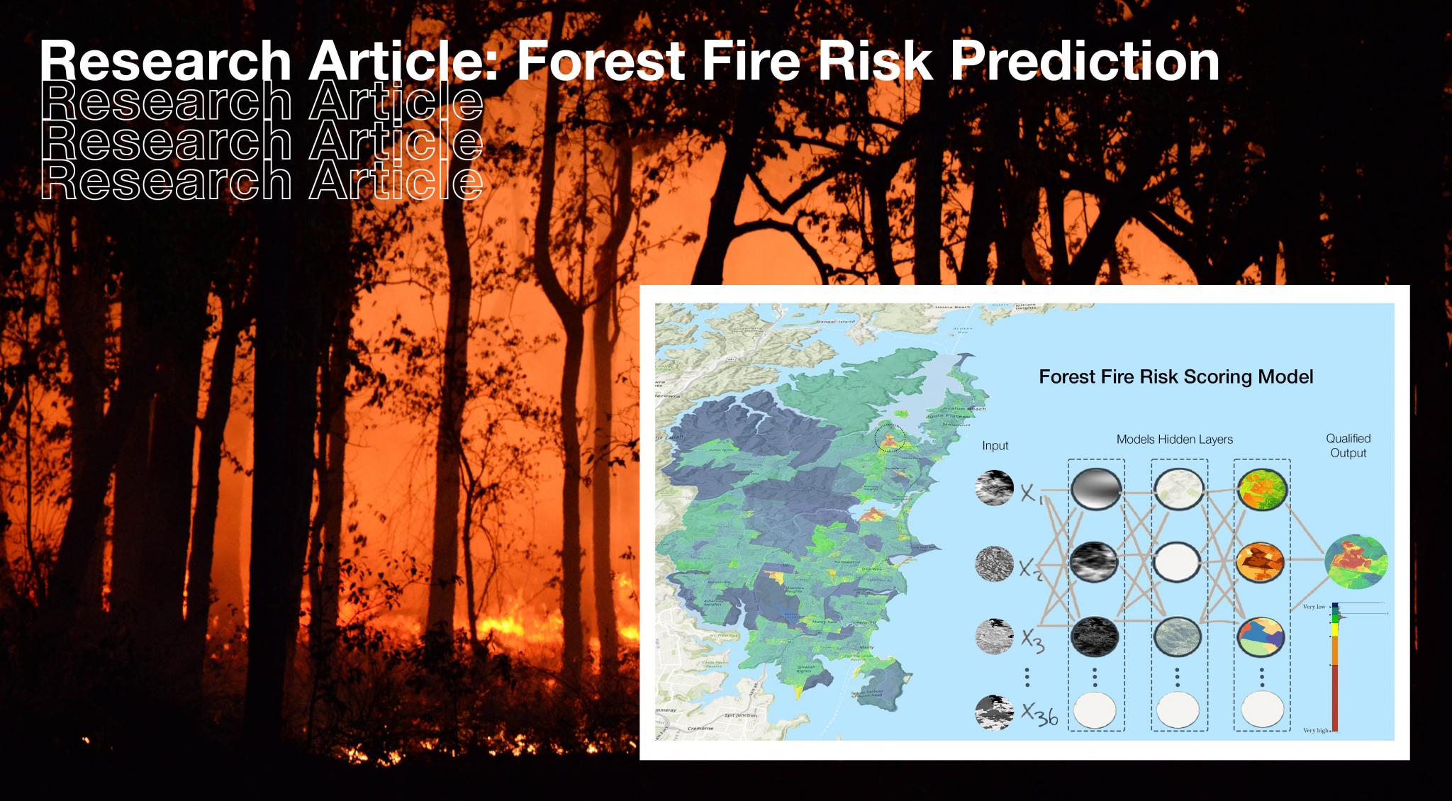 Forest Fire Risk Prediction: A Spatial Deep Neural Network-Based Framework